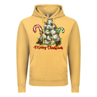Vintage Mustard Merry Christmas Volleyball Vintage Hoodie - RanaPortraitStore