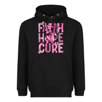Black faith hope cure cancer Heavyweight Hoodie - NancyCooperArtShop