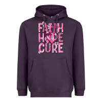 Plum faith hope cure cancer Heavyweight Hoodie - NancyCooperArtShop