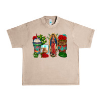 French Oak lady of guadalupe coffee cups Urban Heavy Tee - Zillion Design Studio