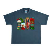 Midnight Navy lady of guadalupe coffee cups Urban Heavy Tee - Zillion Design Studio