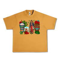 Peanut Butter lady of guadalupe coffee cups Urban Heavy Tee - Zillion Design Studio
