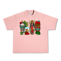 Salmon lady of guadalupe coffee cups Urban Heavy Tee - Zillion Design Studio