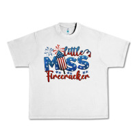 Lunar Rock little miss firecracker 4th of july Urban Heavy Tee - BarkalooDesign