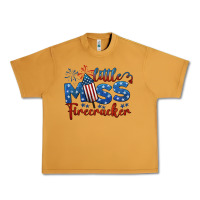 Peanut Butter little miss firecracker 4th of july Urban Heavy Tee - BarkalooDesign