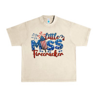 Sandshell little miss firecracker 4th of july Urban Heavy Tee - BarkalooDesign
