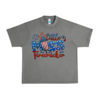 Tornado little miss firecracker 4th of july Urban Heavy Tee - BarkalooDesign