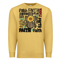 Antique Gold faith cross Premium Sweatshirt - MaliasSmallBusiness