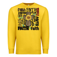 Lemon faith cross Premium Sweatshirt - MaliasSmallBusiness