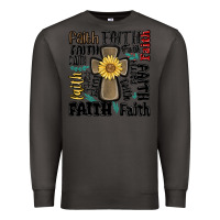 Smoke faith cross Premium Sweatshirt - MaliasSmallBusiness