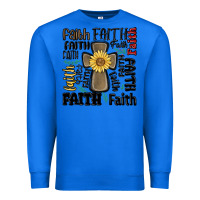 True Royal faith cross Premium Sweatshirt - MaliasSmallBusiness