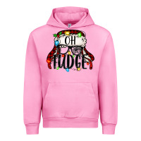 Fuchsia Pink oh fudge Christmas story Urban Hoodie - Jasminsmagicworld