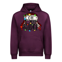 Mauve Wine oh fudge Christmas story Urban Hoodie - Jasminsmagicworld