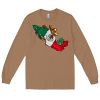 Toasted Coconut mexico Long Sleeve Tee - CowhideDigitalArt