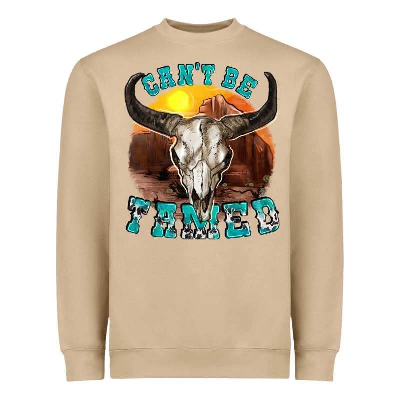 Cant Be Tamed Heavyweight Sweatshirt by texasbilliewilder | Teevron