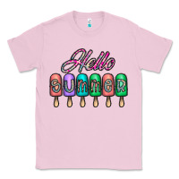 Bubblegum Pink hello summer Classic Tee - CowhideDigitalArt