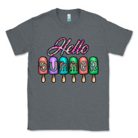 Charcoal Heather hello summer Classic Tee - CowhideDigitalArt