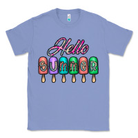 Colony Blue hello summer Classic Tee - CowhideDigitalArt