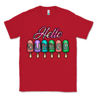 Red hello summer Classic Tee - CowhideDigitalArt