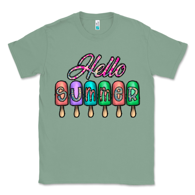 Hello Summer Classic Tee by CowhideDigitalArt | Teevron