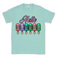Seafoam hello summer Classic Tee - CowhideDigitalArt