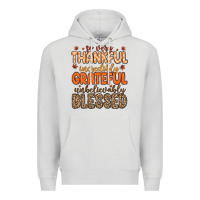 Dove Grey so very thankful incredibly grateful unbelievably Premium Hoodie - MaliasSmallBusiness