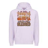 Lilac so very thankful incredibly grateful unbelievably Premium Hoodie - MaliasSmallBusiness