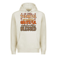 Oatmeal Heather so very thankful incredibly grateful unbelievably Premium Hoodie - MaliasSmallBusiness