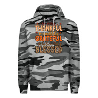 Slate Camo so very thankful incredibly grateful unbelievably Premium Hoodie - MaliasSmallBusiness