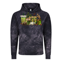 Cloud Black bear coffee cups Vintage Hoodie - texasbilliewilder