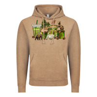 Bear Coffee Cups Vintage Hoodie | Teevron