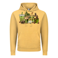 Vintage Mustard bear coffee cups Vintage Hoodie - texasbilliewilder