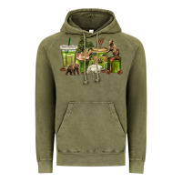 Vintage Olive bear coffee cups Vintage Hoodie - texasbilliewilder