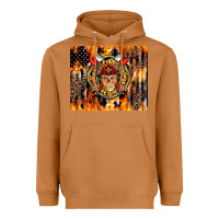 Meerkat Firefighter Skull Heavyweight Hoodie - LillyAllenDesigns