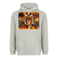 Moon Dust Firefighter Skull Heavyweight Hoodie - LillyAllenDesigns
