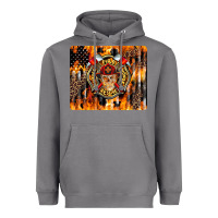 Storm Firefighter Skull Heavyweight Hoodie - LillyAllenDesigns