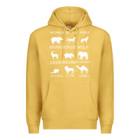 Antique Gold Animals Of The World Premium Hoodie - Bettercallsaul