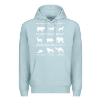 Blue Mist Animals Of The World Premium Hoodie - Bettercallsaul