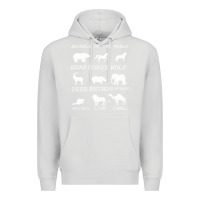 Dove Grey Animals Of The World Premium Hoodie - Bettercallsaul
