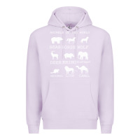 Lilac Animals Of The World Premium Hoodie - Bettercallsaul