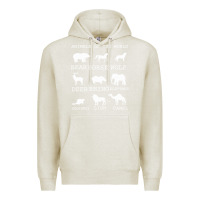 Oatmeal Heather Animals Of The World Premium Hoodie - Bettercallsaul