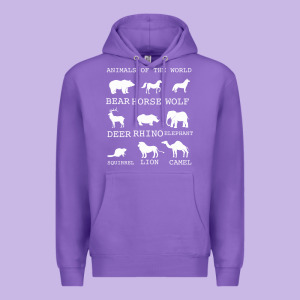 Animals Of The World Premium Hoodie Designed By Bettercallsaul