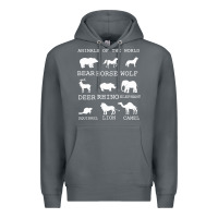Rock Animals Of The World Premium Hoodie - Bettercallsaul