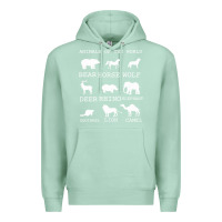 Seafoam Animals Of The World Premium Hoodie - Bettercallsaul