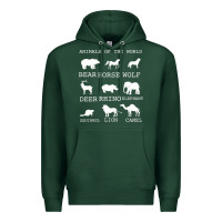 Sports Green Animals Of The World Premium Hoodie - Bettercallsaul