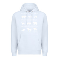 White Animals Of The World Premium Hoodie - Bettercallsaul