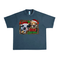 Midnight Navy merry christmas heifers Urban Heavy Tee - RanaPortraitStore