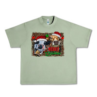 Oil Green merry christmas heifers Urban Heavy Tee - RanaPortraitStore