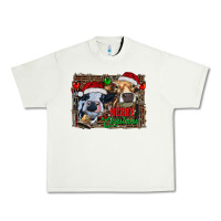 Pistachio merry christmas heifers Urban Heavy Tee - RanaPortraitStore