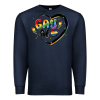 Navy gay af Premium Sweatshirt - MaliasSmallBusiness